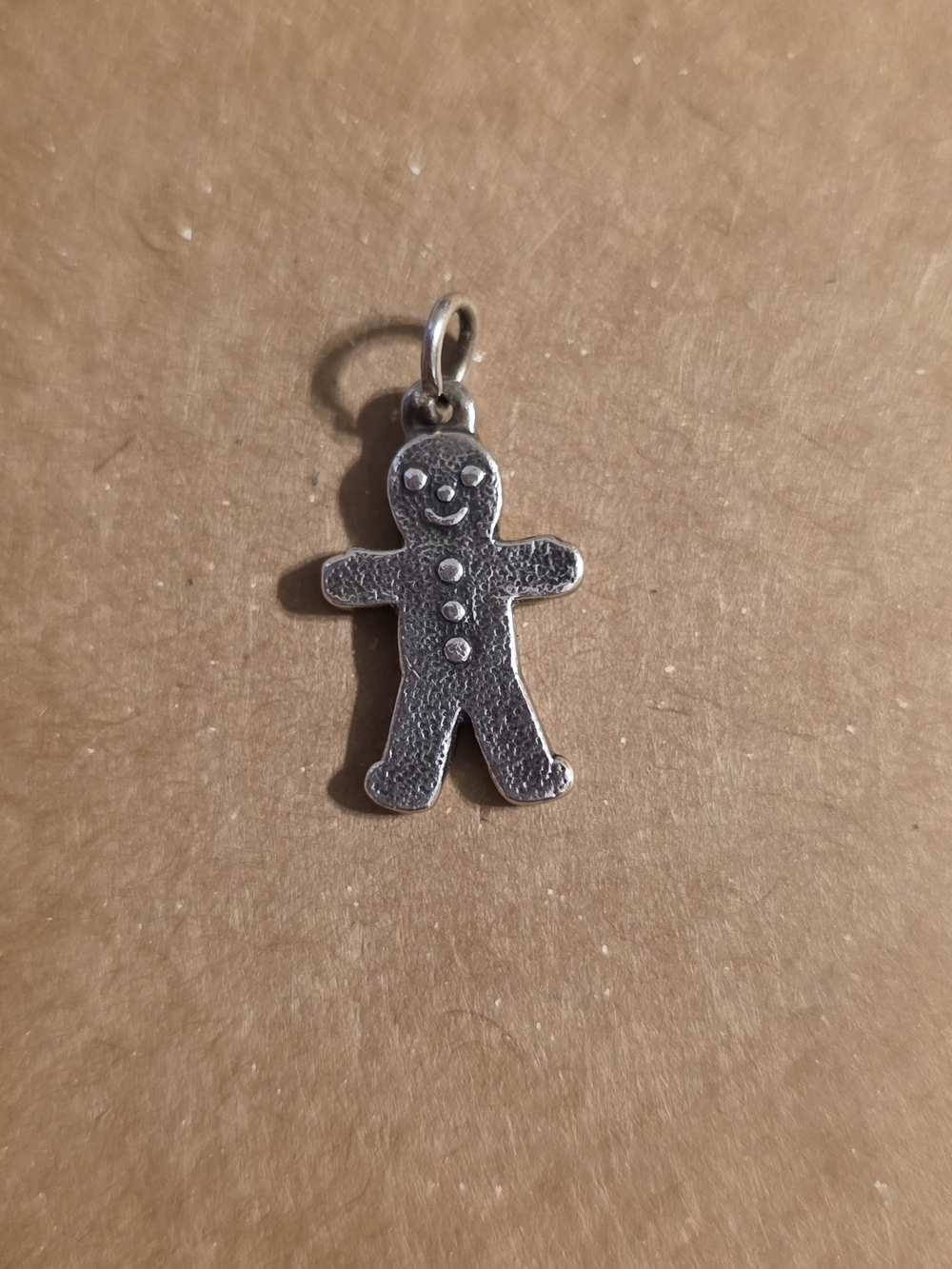 James Avery Silver Gingerbread Man Charm